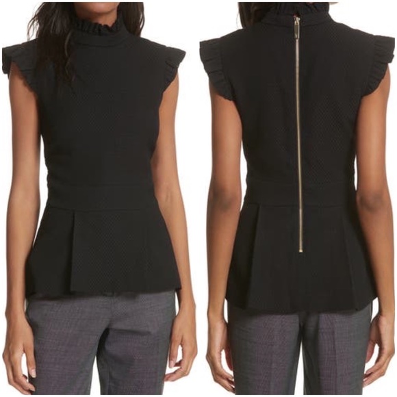 Ted Baker Tops - Ted Baker Bubbl Ruffle Peplum Top